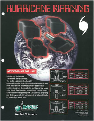 Hurricane Knobs Brochure